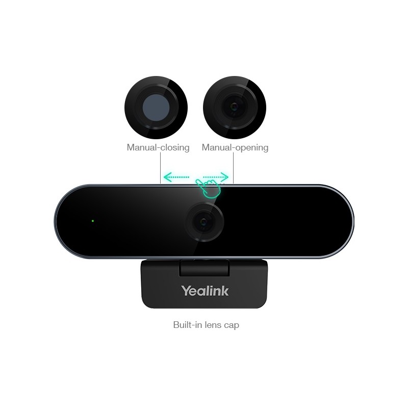 Yealink Webcam - UVC20 - 1080p USB-A with Microphone & Privacy Lens Cap — Buy in Cyprus with Fast Delivery