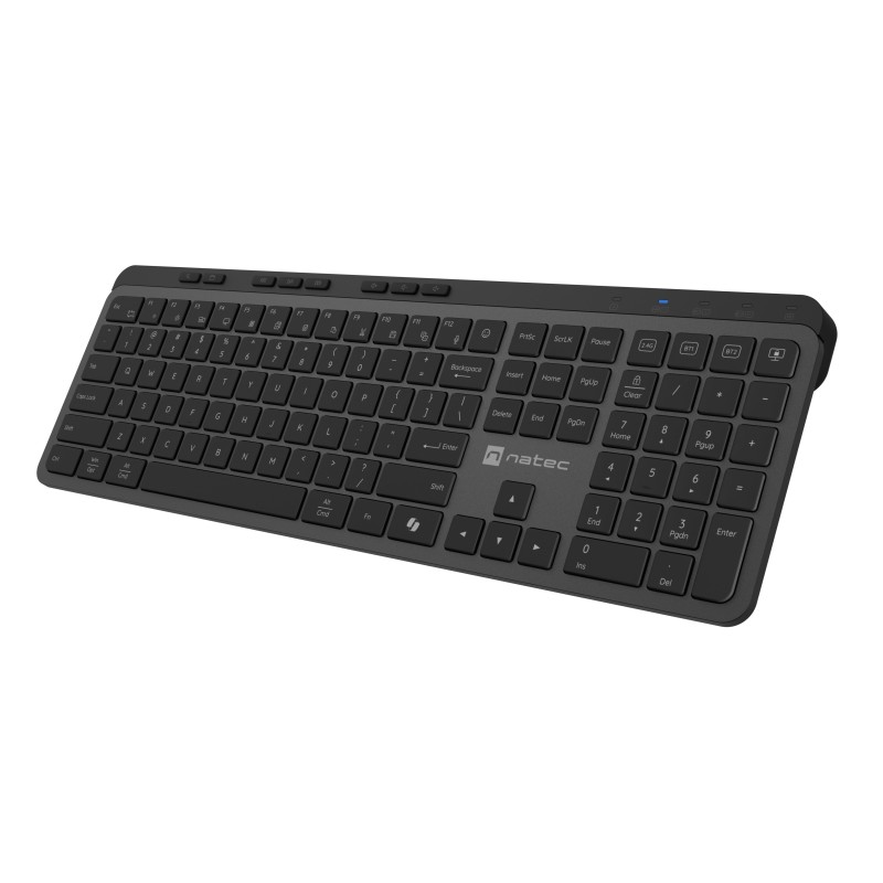 Natec MEDUSA Slim Wireless Keyboard - BT & 2.4GHz X-Scissors Keys — Buy in Cyprus with Fast Delivery