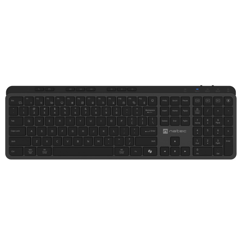 Natec MEDUSA Slim Wireless Keyboard - BT & 2.4GHz X-Scissors Keys — Buy in Cyprus with Fast Delivery