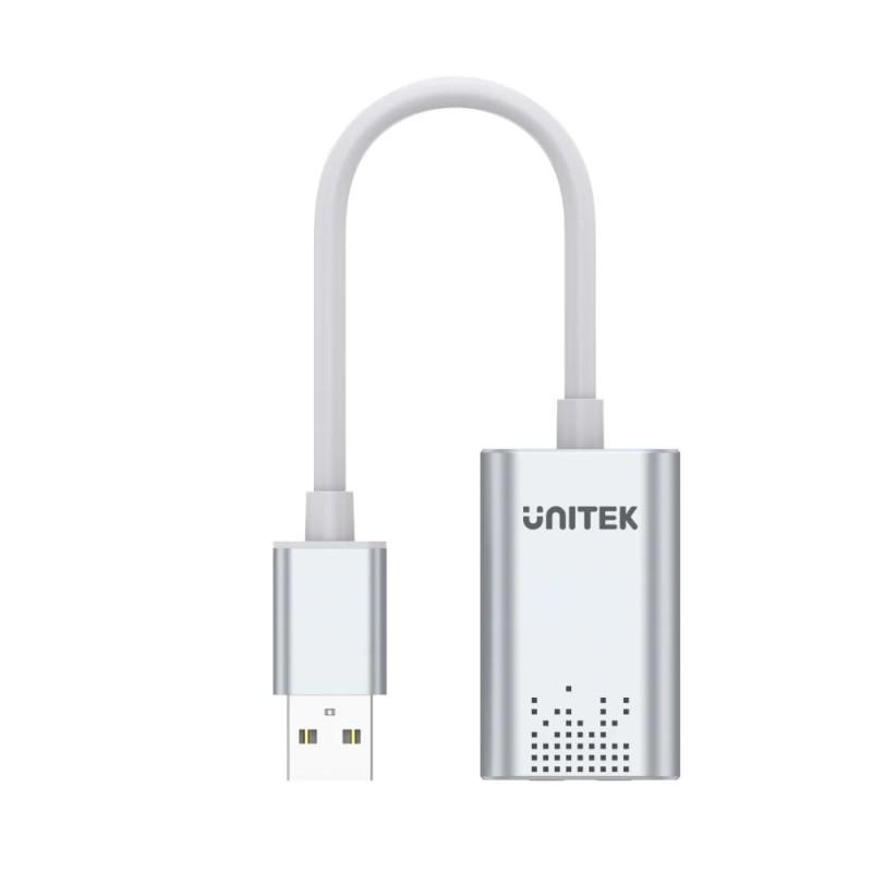 Unitek External USB Soundcard - Y-247A - USB-A to Stereo Audio Headset and Microphone — Buy in Cyprus with Fast Delivery