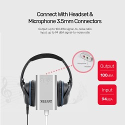 Unitek External USB Soundcard - Y-247A - USB-A to Stereo Audio Headset and Microphone — Buy in Cyprus with Fast Delivery