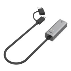 Unitek Converter - U1313C - USB-C to LAN 2.5Gb Ethernet+USB-A — Buy in Cyprus with Fast Delivery