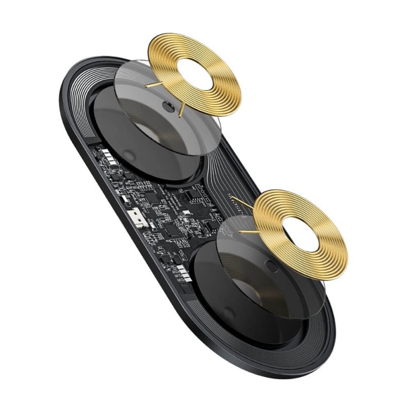 Baseus Simple 2in1 QI Wireless Charger 18W Black — Buy in Cyprus with Fast Delivery
