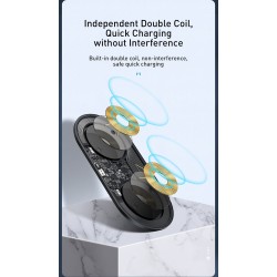 Baseus Simple 2in1 QI Wireless Charger 18W Black — Buy in Cyprus with Fast Delivery