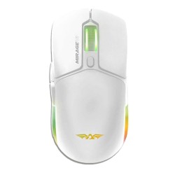 Armaggeddon Gaming Mouse - MIRAGE-VI - Wired+2.4G+BT Recharge 600mAh White — Buy in Cyprus with Fast Delivery