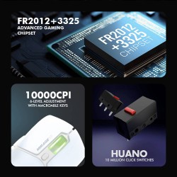 Armaggeddon Gaming Mouse - MIRAGE-VI - Wired+2.4G+BT Recharge 600mAh White — Buy in Cyprus with Fast Delivery