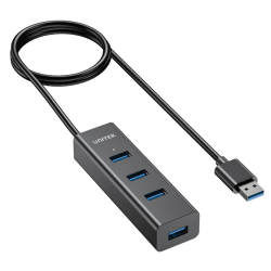 Unitek - Y-3089 - 4x USB-A 3.0 Ports & 1x USB-C Power Port with 1.2m Cable — Buy in Cyprus with Fast Delivery