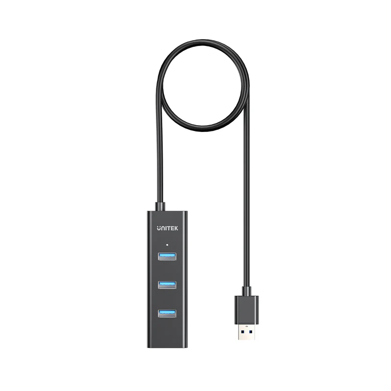 Unitek - Y-3089 - 4x USB-A 3.0 Ports & 1x USB-C Power Port with 1.2m Cable — Buy in Cyprus with Fast Delivery