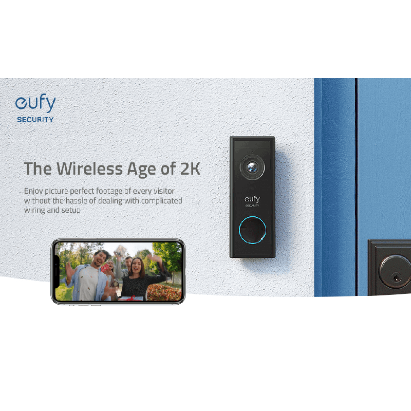 Anker Eufy Video Doorbell 2K With Home Base - 2K With Home Base — Buy in Cyprus with Fast Delivery