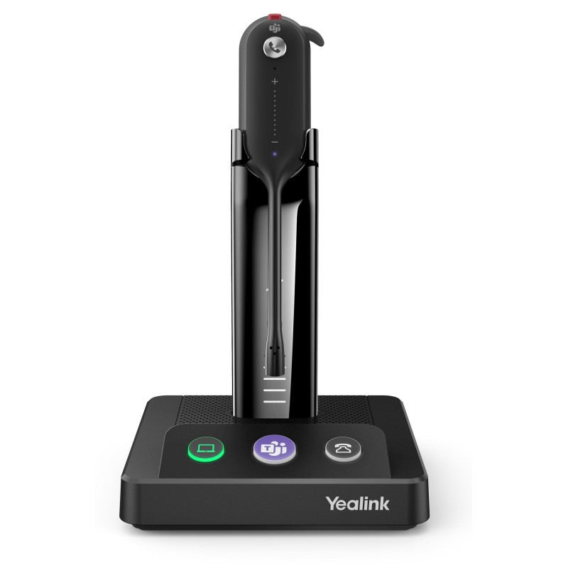 Yealink Headset Wireless DECT with Basestation - WH63 - Convertible Teams 120m — Buy in Cyprus with Fast Delivery