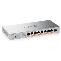 Zyxel Switch PoE Multi-Gig 2.5G 8PoE + 10G SFP+ 100W - XMG-108HP - 2.5G, 8PoE, 10G SFP+, 100W