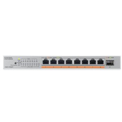 Zyxel Switch PoE Multi-Gig 2.5G 8PoE + 10G SFP+ 100W - XMG-108HP - 2.5G, 8PoE, 10G SFP+, 100W