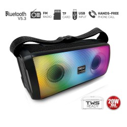 SonicGear - SONICGO!3 - RGB Portable Bluetooth Speaker with FM Radio & USB — Buy in Cyprus with Fast Delivery