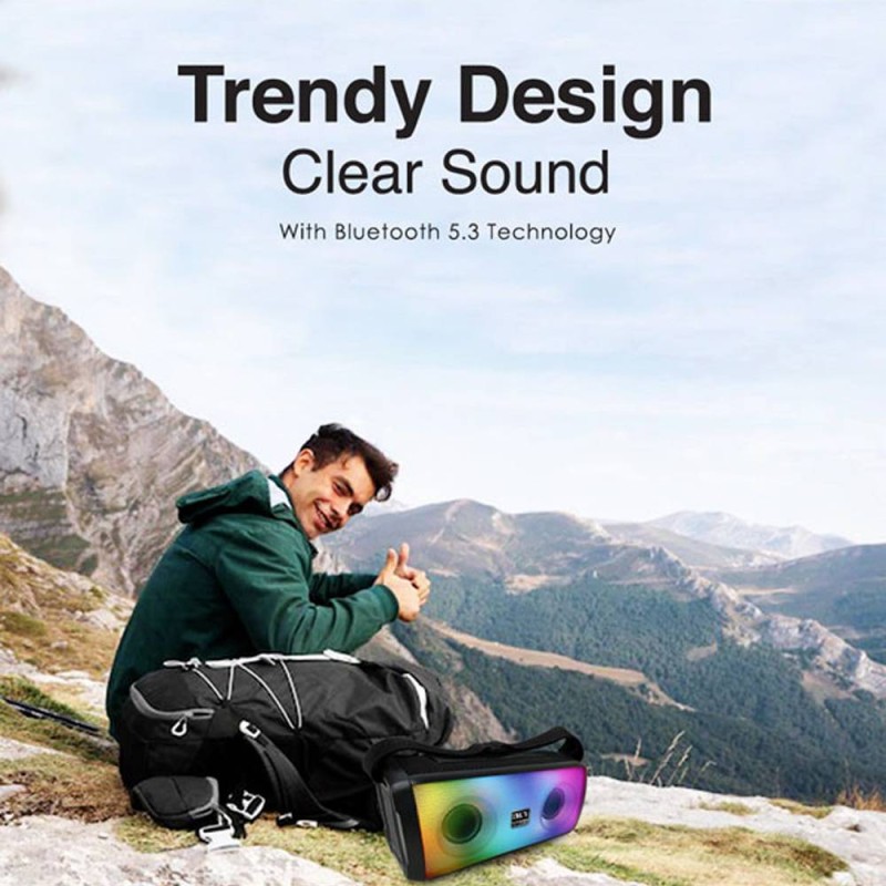 SonicGear - SONICGO!3 - RGB Portable Bluetooth Speaker with FM Radio & USB — Buy in Cyprus with Fast Delivery