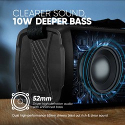 SonicGear - SONICGO!3 - RGB Portable Bluetooth Speaker with FM Radio & USB — Buy in Cyprus with Fast Delivery