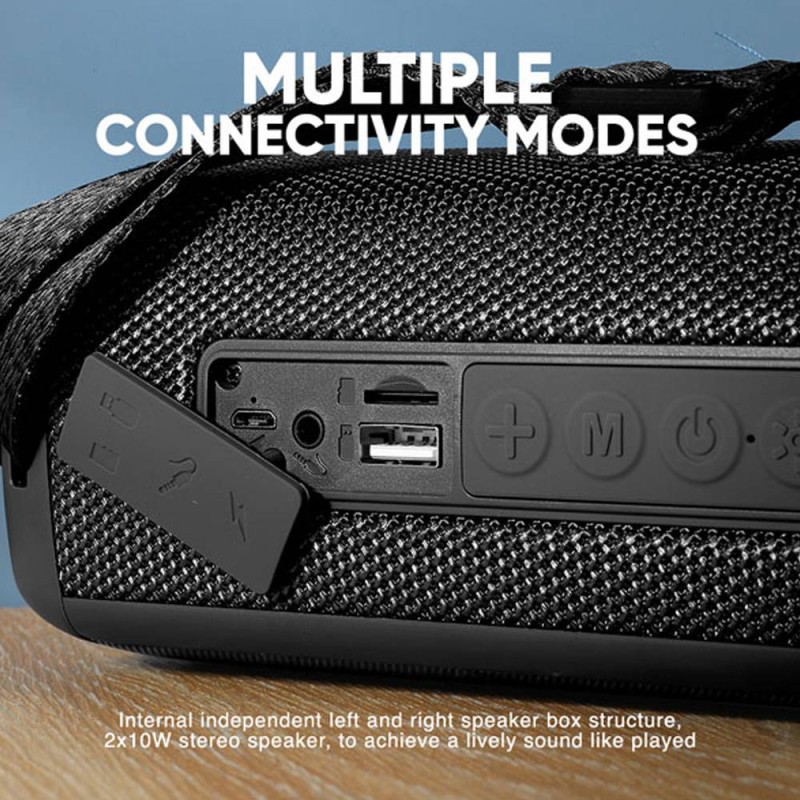 SonicGear - SONICGO!3 - RGB Portable Bluetooth Speaker with FM Radio & USB — Buy in Cyprus with Fast Delivery