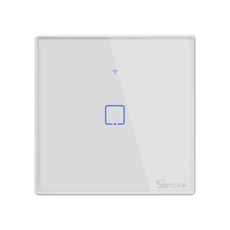 Sonoff WiFi Smart Wall Touch Switch 1-Button White - T2EU1C-TX - 1-Button White — Buy in Cyprus with Fast Delivery