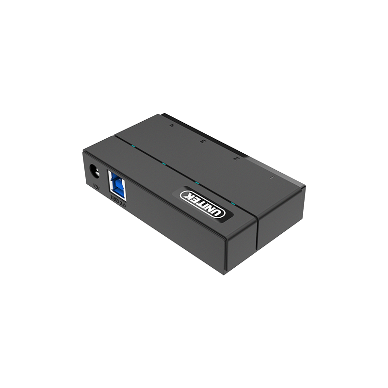 Unitek USB3.0 4-Port Hub Incl 12VA2A Power Adaptor - Y-HB03001 - USB3.0 4-Port Hub Incl 12VA2A Power Adaptor