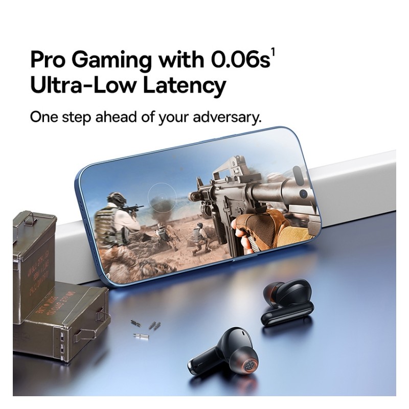 Baseus Headphones - MZ10 - In Ear TWS ANC Black — Buy in Cyprus with Fast Delivery