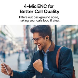 Baseus Headphones - MZ10 - In Ear TWS ANC Black — Buy in Cyprus with Fast Delivery