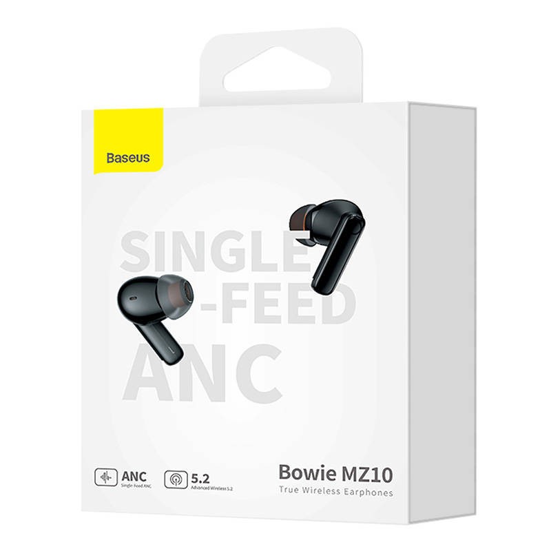 Baseus Headphones - MZ10 - In Ear TWS ANC Black — Buy in Cyprus with Fast Delivery