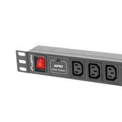 Lanberg PDU - 1U 10-Way IEC 2M with IEC plug Surge — Buy in Cyprus with Fast Delivery