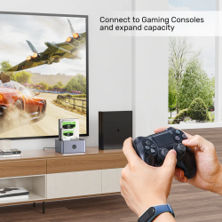 Unitek SATA6G Dual Bay HDD Docking Station - Y-3026 - Alum Black — Buy in Cyprus with Fast Delivery