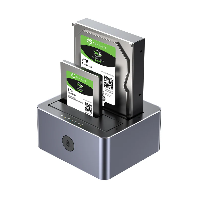 Unitek SATA6G Dual Bay HDD Docking Station - Y-3026 - Alum Black — Buy in Cyprus with Fast Delivery