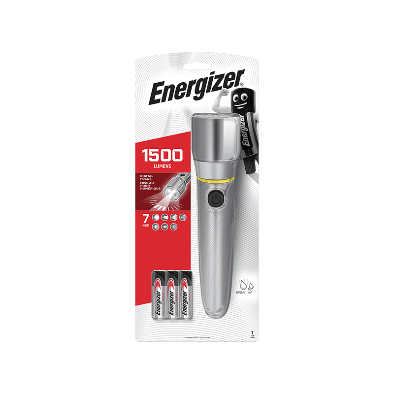 Energizer Light Torch - 1500 Lumens (6xAA) - Vision HD Metal — Buy in Cyprus with Fast Delivery