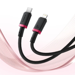 Baseus Cable Lightning to USB-C Dura Series - Braided 2.0m Black — Buy in Cyprus with Fast Delivery