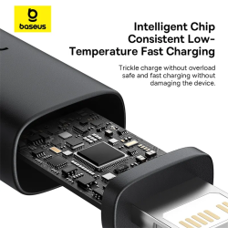 Baseus Cable Lightning to USB-C Dura Series - Braided 2.0m Black — Buy in Cyprus with Fast Delivery