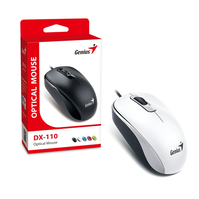 Genius Mouse - DX-110 - Wired USB White — Buy in Cyprus with Fast Delivery