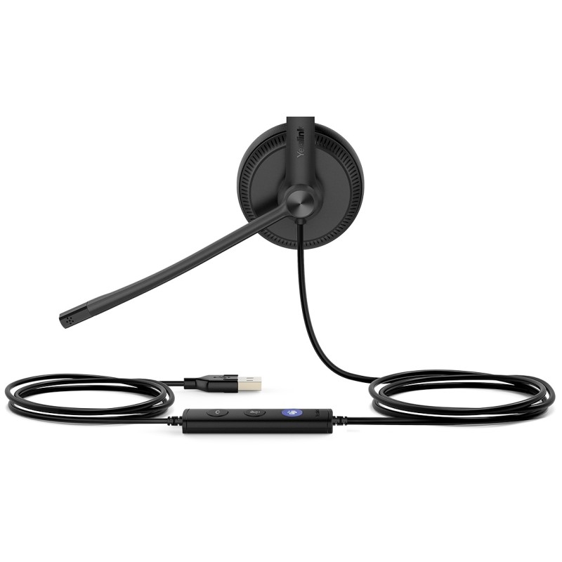 Yealink Headset - UH34 - Wired USB Noise Cancelling USB-A Mono Teams — Buy in Cyprus with Fast Delivery