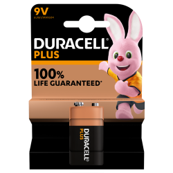 Duracell Alkaline 9V 1pc Battery Plus - 9V — Buy in Cyprus with Fast Delivery