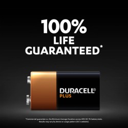 Duracell Alkaline 9V 1pc Battery Plus - 9V — Buy in Cyprus with Fast Delivery