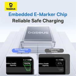 Baseus Cable USB-C to USB-A Display 2 Series Braided 100W 1.0m Black - Characteristics — Buy in Cyprus with Fast Delivery