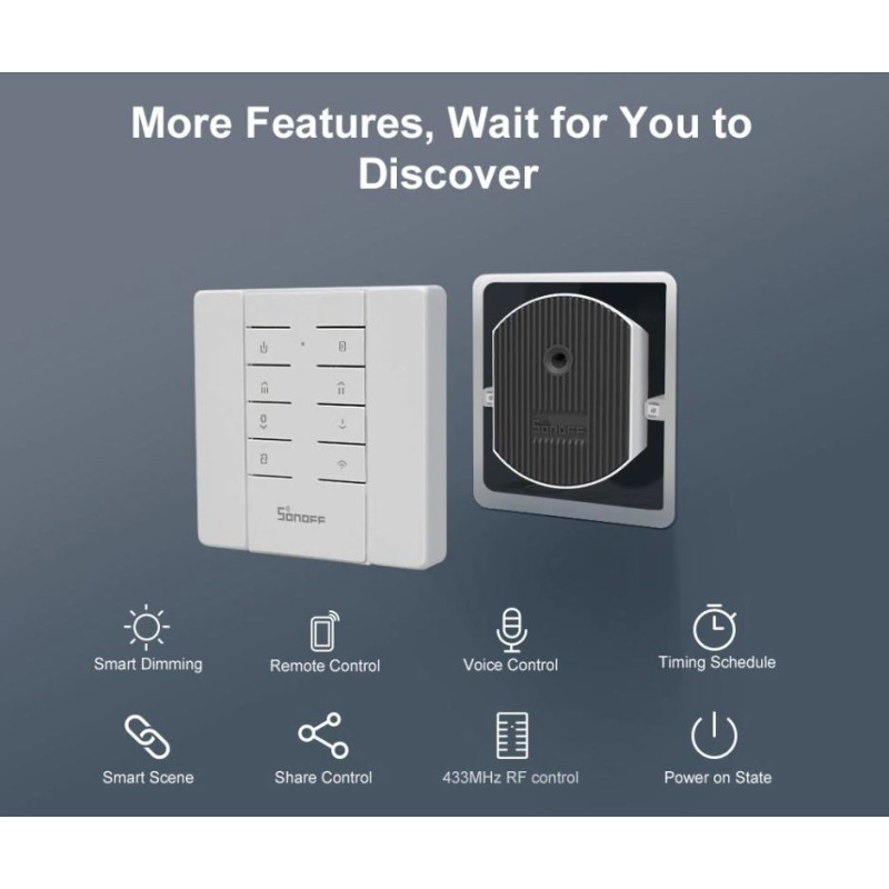 Sonoff Smart Dimmer Switch - D1 - Smart Dimmer Switch — Buy in Cyprus with Fast Delivery