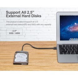 Unitek USB3.0 to SATA6G 2.5'' HDD Converter - Y-1096 - USB3.0 to SATA6G 2.5'' HDD Converter — Buy in Cyprus with Fast Delivery