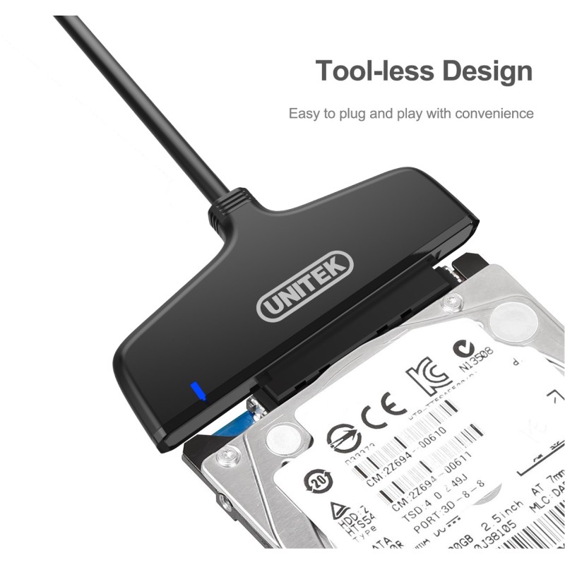 Unitek USB3.0 to SATA6G 2.5'' HDD Converter - Y-1096 - USB3.0 to SATA6G 2.5'' HDD Converter — Buy in Cyprus with Fast Delivery