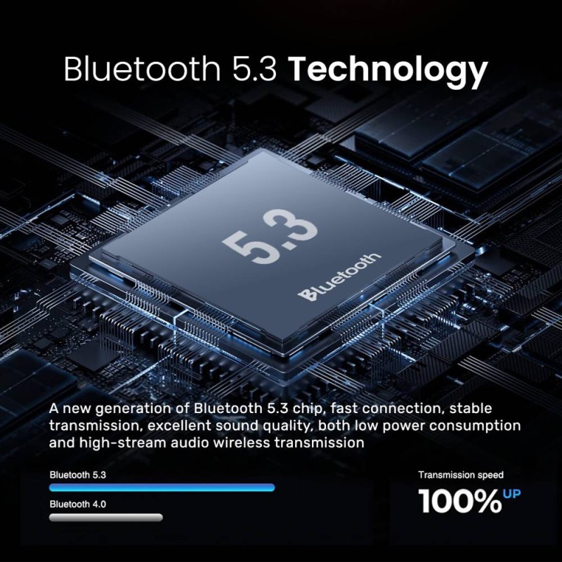 SonicGear 2 x 8'' Portable Karaoke Speaker with Voice Changer - AudioXPro800HD - 2 x Wireless Microphones included