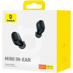 Baseus Headphones In Ear TWS Encok - WM01 - Black — Buy in Cyprus with Fast Delivery