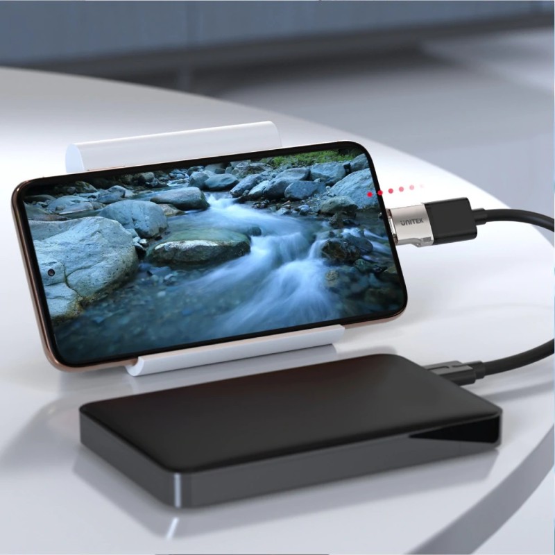 Unitek USB-A Female to USB-C Male Adaptor - A1025GNI - 5Gbps OTG — Buy in Cyprus with Fast Delivery