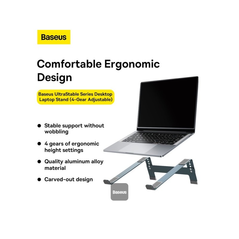 Baseus Laptop Stand UltraStable Series - UltraStable Series — Buy in Cyprus with Fast Delivery