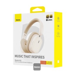 Baseus Wireless Headphones Over Ear ANC Bowie - H1i - White — Buy in Cyprus with Fast Delivery