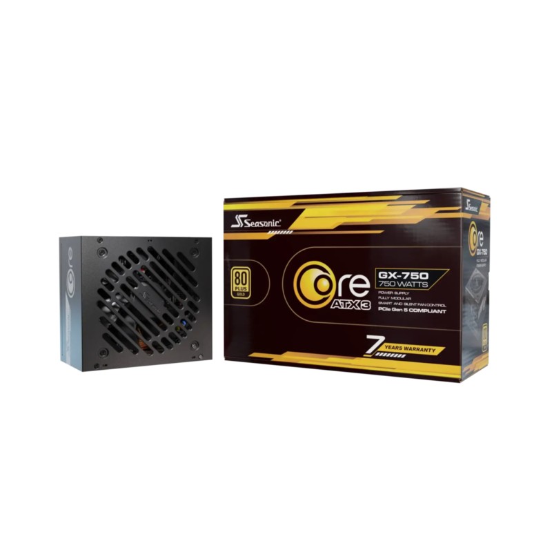 Seasonic CORE GX-850 - 850W 80 PLUS Gold Fully Modular ATX 3.1 PSU (Black) — Buy in Cyprus with Fast Delivery