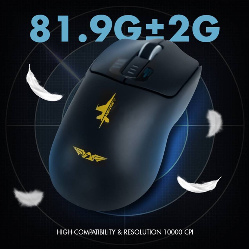 Armaggeddon Gaming Mouse - MIRAGE-V - Wired+2.4G+BT Recharge 5B Black — Buy in Cyprus with Fast Delivery