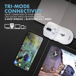 Armaggeddon Gaming Mouse - MIRAGE-V - Wired+2.4G+BT Recharge 5B Black — Buy in Cyprus with Fast Delivery