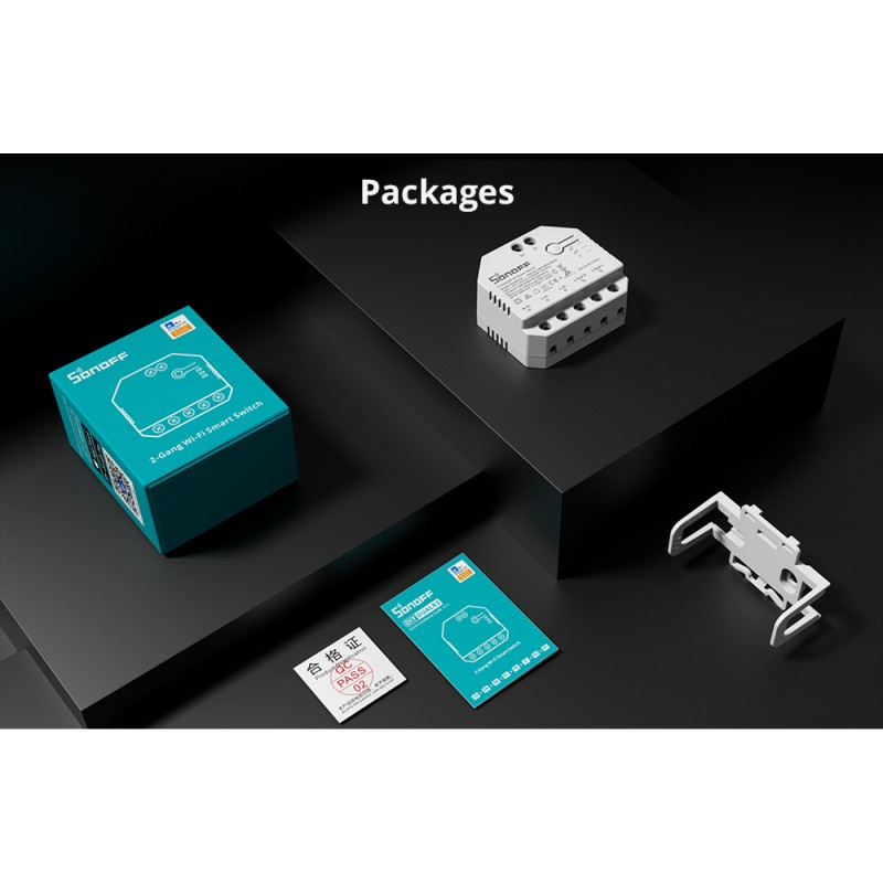 Sonoff Dual - R3 - Dual Relay-Power Metering Wifi Smart Switch — Buy in Cyprus with Fast Delivery