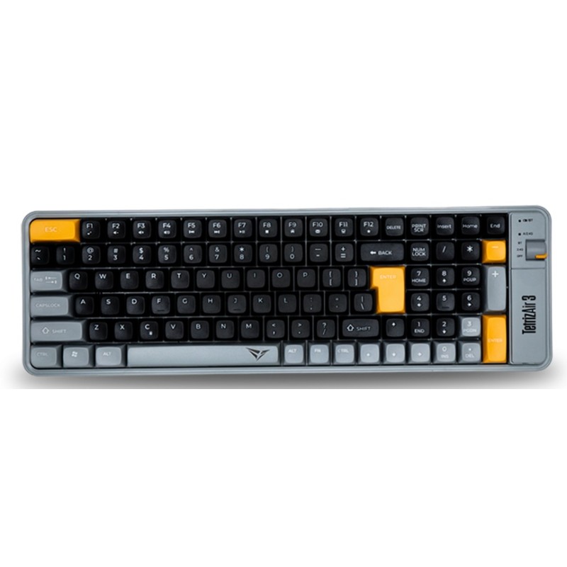 Alcatroz Tetriz Wireless Keyboard - Air 3 - 2.4G+BT Autumn Black — Buy in Cyprus with Fast Delivery
