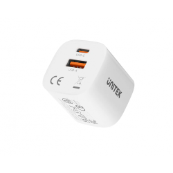 Unitek 33W Wall Charger USB-C PD & QC 3.0 UK - P1125AWH - White — Buy in Cyprus with Fast Delivery